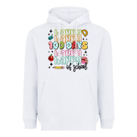 White 100 days of school Heavyweight Hoodie - MaliasSmallBusiness