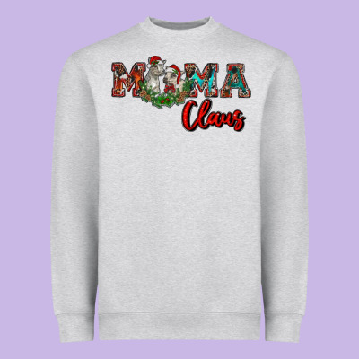 Mama Claus Heavyweight Sweatshirt Designed By Ranaportraitstore