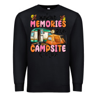 Black making memories one campsite at a time Premium Sweatshirt - MaliasSmallBusiness