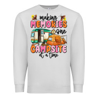 Dove Grey making memories one campsite at a time Premium Sweatshirt - MaliasSmallBusiness