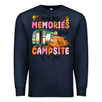 Navy making memories one campsite at a time Premium Sweatshirt - MaliasSmallBusiness