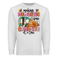Oatmeal Heather making memories one campsite at a time Premium Sweatshirt - MaliasSmallBusiness
