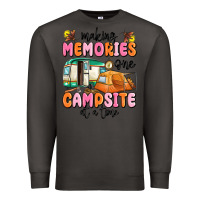 Smoke making memories one campsite at a time Premium Sweatshirt - MaliasSmallBusiness