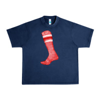 Navy red sock fa element Urban Heavy Tee - FaDigitalArtStudio