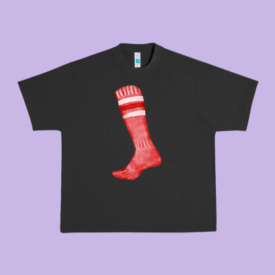 Red Sock Fa Element Urban Heavy Tee Designed By Fadigitalartstudio