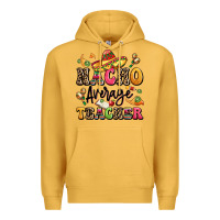 Mustard nacho average teacher Premium Hoodie - LillyAllenDesigns