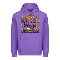 Purple nacho average teacher Premium Hoodie - LillyAllenDesigns