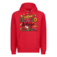 Red nacho average teacher Premium Hoodie - LillyAllenDesigns