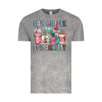 50 Coffee 50 Anxiety Coffee Cups Vintage Tee | Teevron
