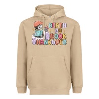 Mushroom death by book hangover Heavyweight Hoodie - MaliasSmallBusiness
