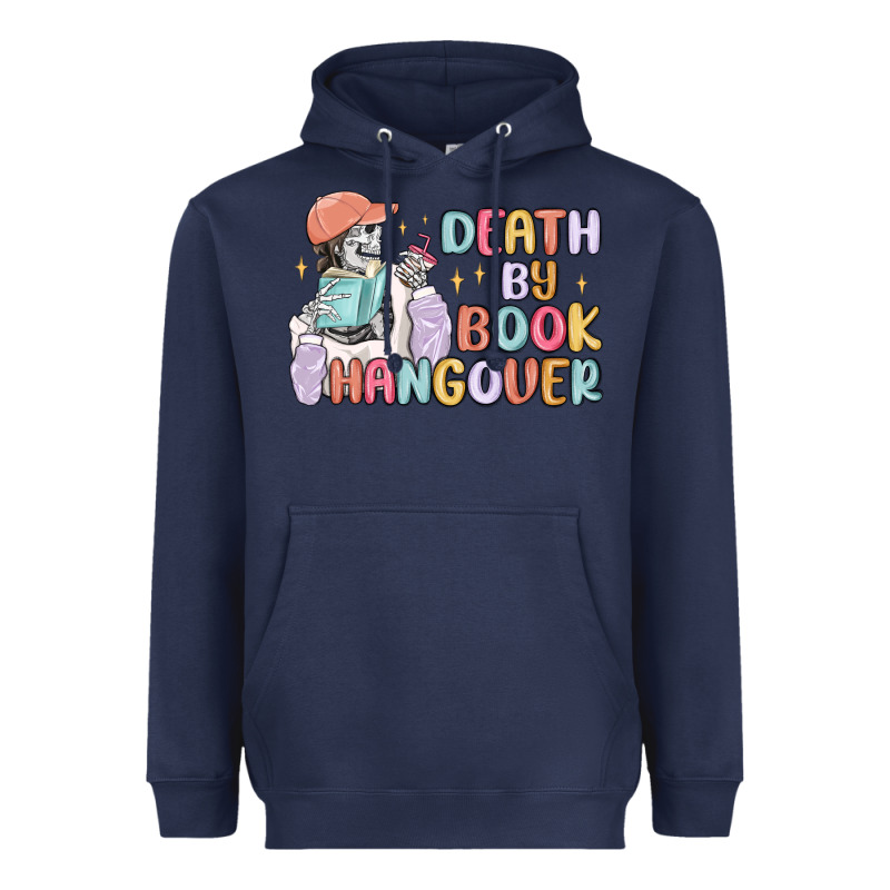 Death By Book Hangover Heavyweight Hoodie by MaliasSmallBusiness | Teevron