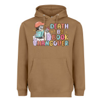 Toasted Coconut death by book hangover Heavyweight Hoodie - MaliasSmallBusiness