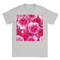 Moon Dust valentines day all dress up roses seamless pattern Classic Tee - BundleAndBundleShop