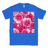 True Royal valentines day all dress up roses seamless pattern Classic Tee - BundleAndBundleShop
