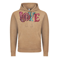 Vintage Coffee valentine's day love with boots and gemstone Vintage Hoodie - RanaPortraitStore