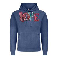 Vintage Denim valentine's day love with boots and gemstone Vintage Hoodie - RanaPortraitStore