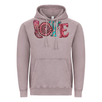Vintage Zinc valentine's day love with boots and gemstone Vintage Hoodie - RanaPortraitStore