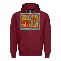 Burgundy pumpkin sunflower tumbler Zipper Hoodie - AdoDesignShop
