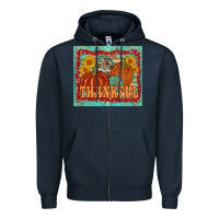 Navy pumpkin sunflower tumbler Zipper Hoodie - AdoDesignShop