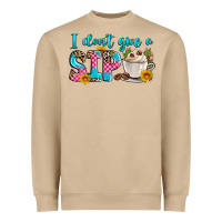 Mushroom i don't give a sip Heavyweight Sweatshirt - Zillion Design Studio