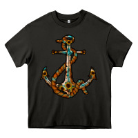 Asphalt western anchor Heavy Core Tee - RacoonDesign