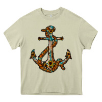 Mossy western anchor Heavy Core Tee - RacoonDesign