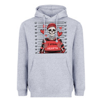 Heather Grey i steal hearts skeleton valentine's day Heavyweight Hoodie - MaliasSmallBusiness