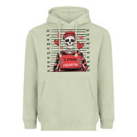 Matcha i steal hearts skeleton valentine's day Heavyweight Hoodie - MaliasSmallBusiness