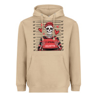 Mushroom i steal hearts skeleton valentine's day Heavyweight Hoodie - MaliasSmallBusiness
