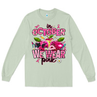 Matcha in october we wear pink teachers Long Sleeve Tee - AdoDesignShop