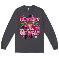 Smoke in october we wear pink teachers Long Sleeve Tee - AdoDesignShop