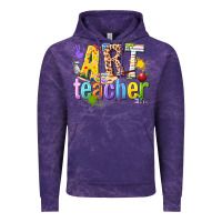 Cloud Purple art teacher Vintage Hoodie - texasbilliewilder