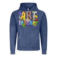 Vintage Denim art teacher Vintage Hoodie - texasbilliewilder