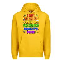 Lemon love respect freedom tolerance equality pride Premium Hoodie - LillyAllenDesigns