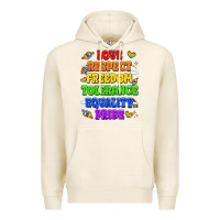 Tofu love respect freedom tolerance equality pride Premium Hoodie - LillyAllenDesigns