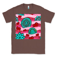 Chestnut valentines day turquoise gemstone  and hearts Classic Tee - BundleAndBundleShop