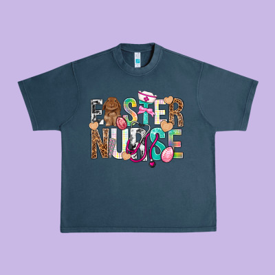 Easter Nurse Easter Day Urban Heavy Tee Designed By Neo Western