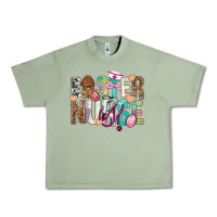 Oil Green Easter Nurse Easter Day Urban Heavy Tee - Neo Western