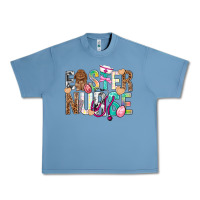 Pebble Blue Easter Nurse Easter Day Urban Heavy Tee - Neo Western