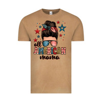 Vintage Camel all american mama messy bun Vintage Tee - Zillion Design Studio