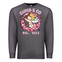 Charcoal Heather cupid co Premium Sweatshirt - MaliasSmallBusiness