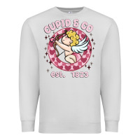 Dove Grey cupid co Premium Sweatshirt - MaliasSmallBusiness