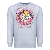 Heather Grey cupid co Premium Sweatshirt - MaliasSmallBusiness
