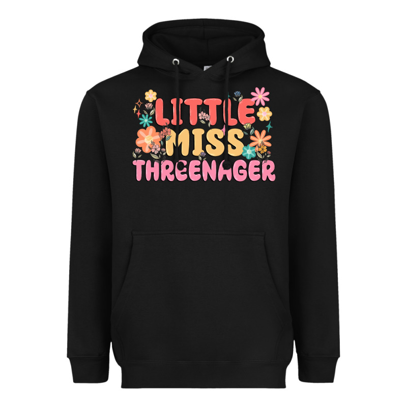 Little Miss Threenager Heavyweight Hoodie by MaliasSmallBusiness | Teevron