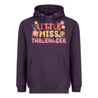 Plum little miss threenager Heavyweight Hoodie - MaliasSmallBusiness