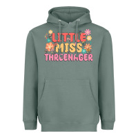 Sage little miss threenager Heavyweight Hoodie - MaliasSmallBusiness
