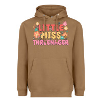 Toasted Coconut little miss threenager Heavyweight Hoodie - MaliasSmallBusiness