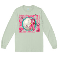 Matcha pink out breast cancer volleyballs Long Sleeve Tee - AdoDesignShop