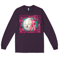 Plum pink out breast cancer volleyballs Long Sleeve Tee - AdoDesignShop