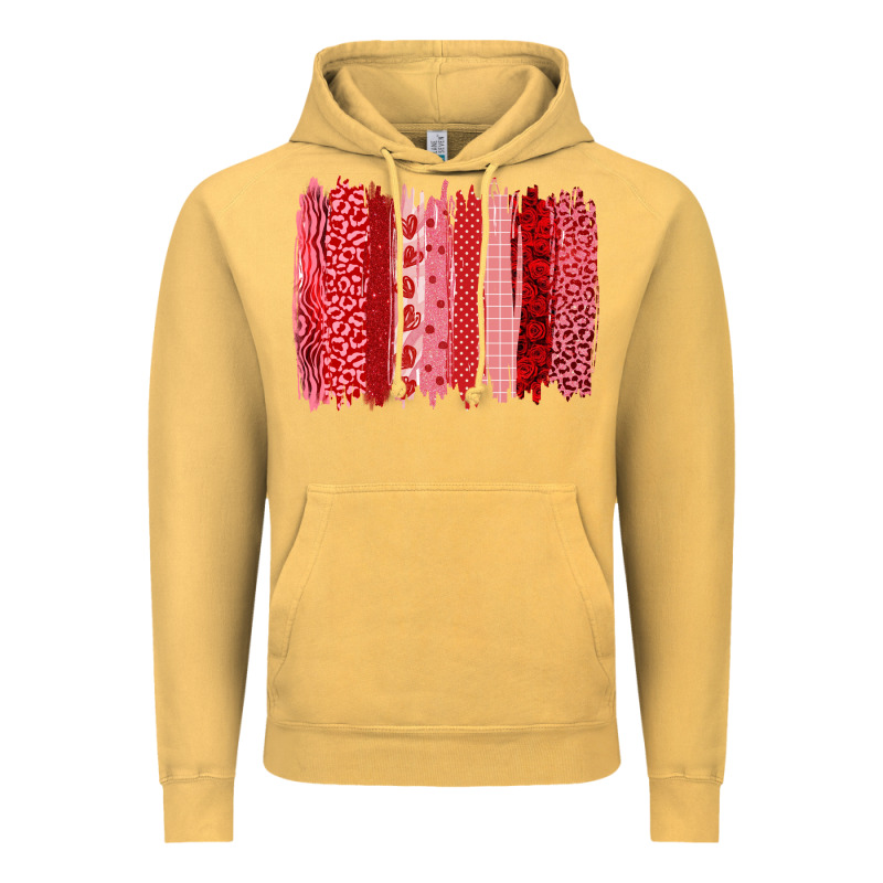 Valentine's Day Brushstroke Vintage Hoodie by RanaPortraitStore | Teevron